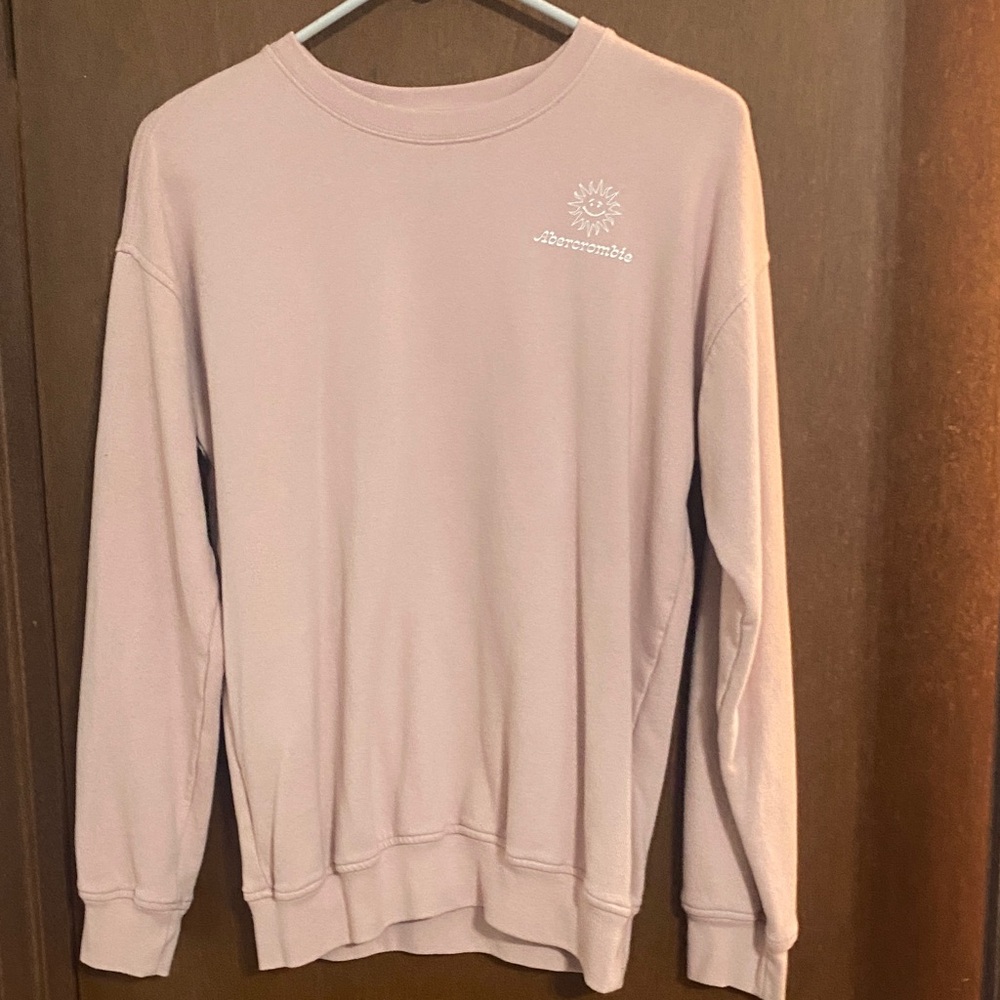 Abercrombie & Fitch Blush Sweatshirt with Sun Design